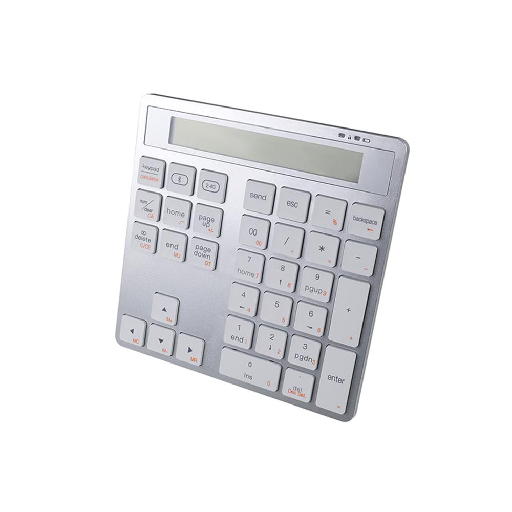 Vcom DK513-Silver Bluetooth 5.0 + 2.4G Masa Üstü Hesap Makinesi