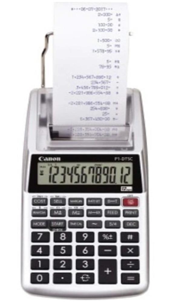 Canon P1-DTSC II 12 Hane Şeritli Hesap Makinesi