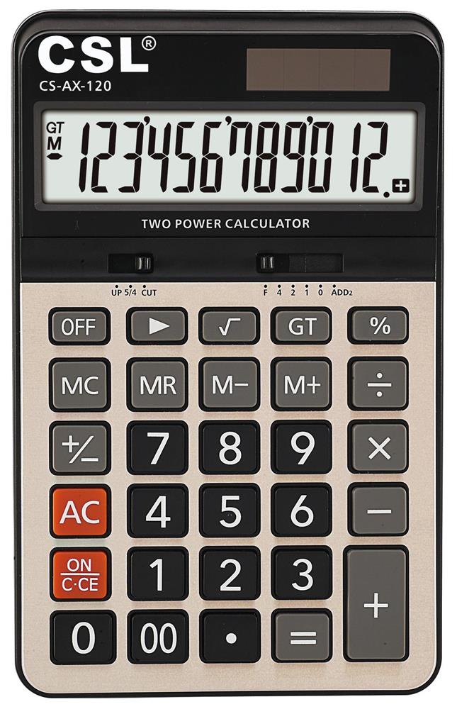 CSL CS-AX-120 12 Hane Masa Tipi Hesap Makinesi