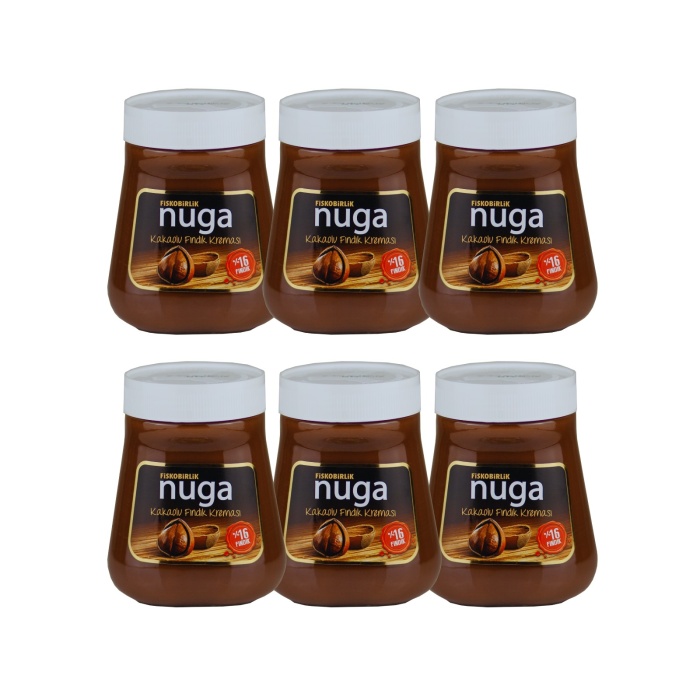 FKB KAKAOLU NUGA %16 FINDIK KREMASI CAM 700 G X 6 ADET
