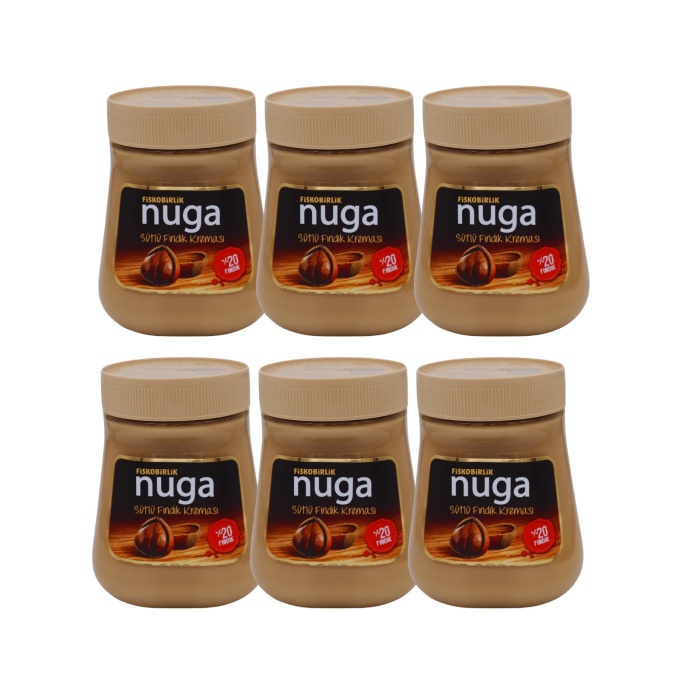 FKB SÜTLÜ NUGA %20 FINDIK KREMASI CAM 700 G X 6 ADET