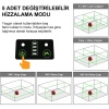 KOBB KBL34GTP 40 Metre Profesyonel Li-ion Şarjlı 3X360⁰ Otomatik Hizalamalı Yeşil Çapraz Çizgi Lazer Distomat+Tripod
