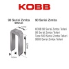 KOBB KBZ9022 22mm 2500 Adet 90 Serisi Ağır Hizmet Tipi Zımba Teli