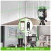 KOBB KBL36GTP Profesyonel Li-ion Şarjlı 4X360⁰ LCD Ekran Otomatik Hizalamalı Yeşil Çapraz Çizgi Lazer Distomat+Tripod