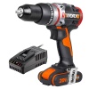 WORX WX354.9C 20Volt/2.0Ah Li-ion Tek Akülü Kömürsüz Profesyonel Darbeli Şarjlı Matkap