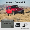 ICECO YCD99 12/24Volt 220Volt 99 Litre Tek Bölmeli Outdoor Kompresörlü Oto Buzdolabı/Dondurucu