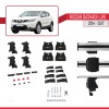 Nissan Qashqai / Dualis (J11) Pre-Facelift 2014-2017 Arası ile uyumlu ACE-4 Ara Atkı Tavan Barı GRİ