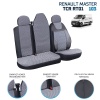 Renault Master 2+1 Ön Koltuk Kılıf Seti Füme