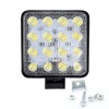 Çalışma Lambası 10,5 x10,5cm 16 Led 12-60v (Adet Olarak)