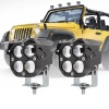 Off-Road Sis Lambası 7.8x7.8x7.1cm Kırmızı Gündüz Ledli Çakarsız 12-60v (Set Olarak)