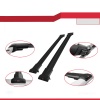 Ara Atkı Tavan Barı Fly Model 105cm Siyah (2 Adet)