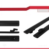 Ara Atkı Tavan Barı Basic Model 118cm Siyah (2 Adet)