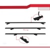 Ara Atkı Tavan Barı Basic Model 118cm Siyah (2 Adet)
