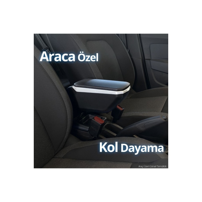 S-dizayn Dacia Duster 2010-2017 Kol Dayama Kolçak Geçmeli Abs Gri