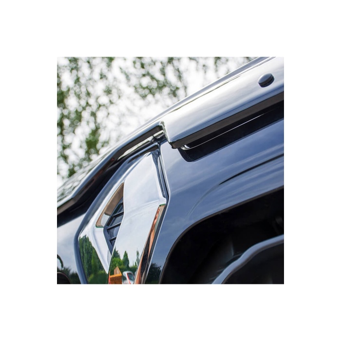 Ön Kaput Koruma Rüzgarlığı Renault Master 2014-2019 (3MM AKRİLİK (ABS) Parlak Siyah)