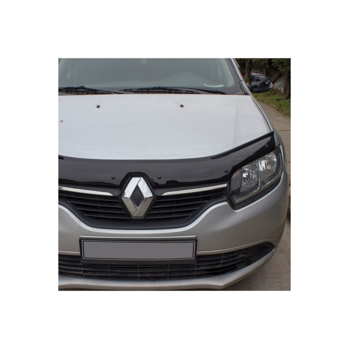 Ön Kaput Koruma Rüzgarlığı Renault Symbol 2013- (3MM AKRİLİK (ABS) Parlak Siyah)