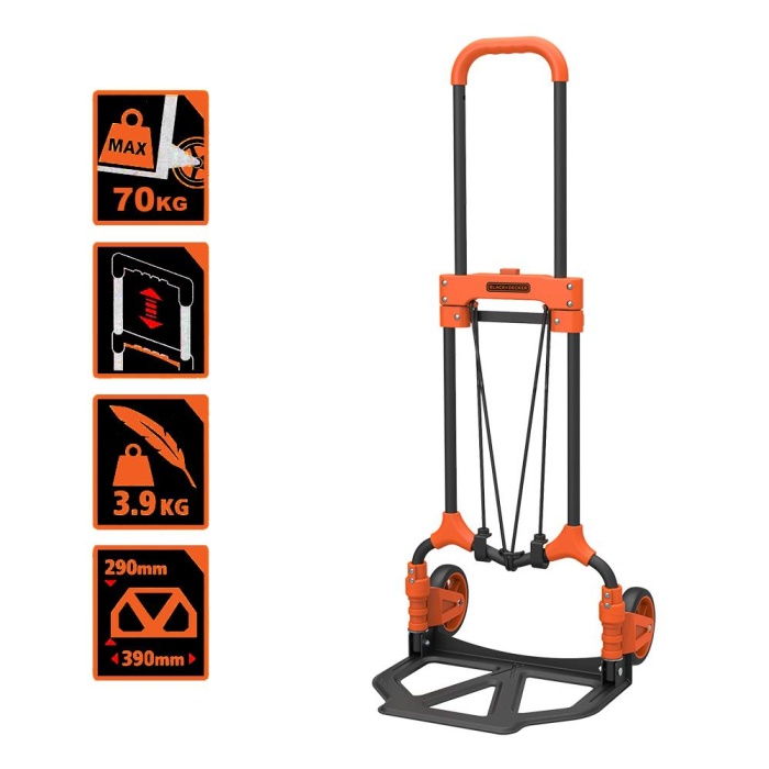 BLACK+DECKER BH200 65Kg Katlanır El Arabası