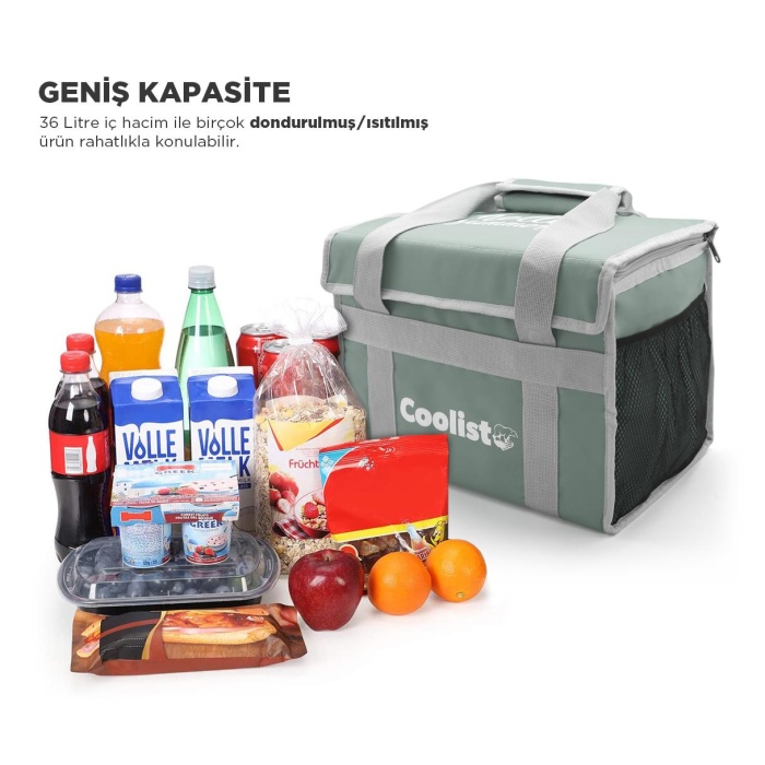 Coolist CL36LG 36 Litre Katlanabilir Termos Bez Çanta / Buzluk