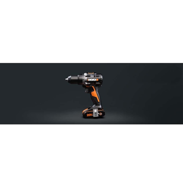 WORX WX102 20Volt/2.0Ah Li-ion Çift Akülü Kömürsüz Profesyonel Şarjlı Matkap