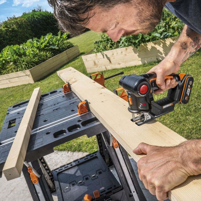 WORX WX550.9 20Volt Profesyonel Dekupaj ve Tilki Kuyruğu Testere (Akü Dahil Değildir)