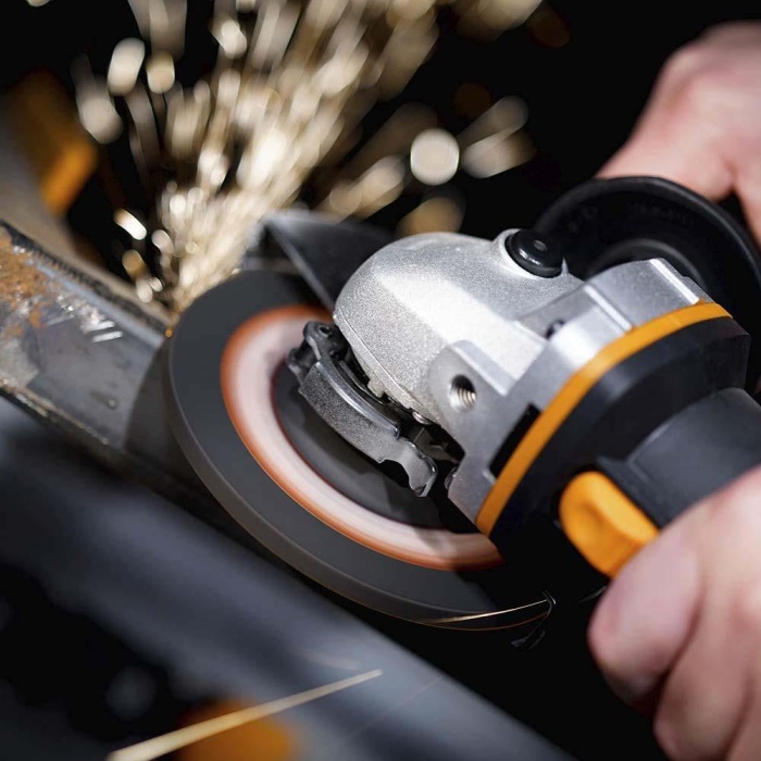 WORX WX800 20Volt 2.0 Ah. Li-ion Çift Akülü 115mm Profesyonel Şarjlı Avuç Taşlama