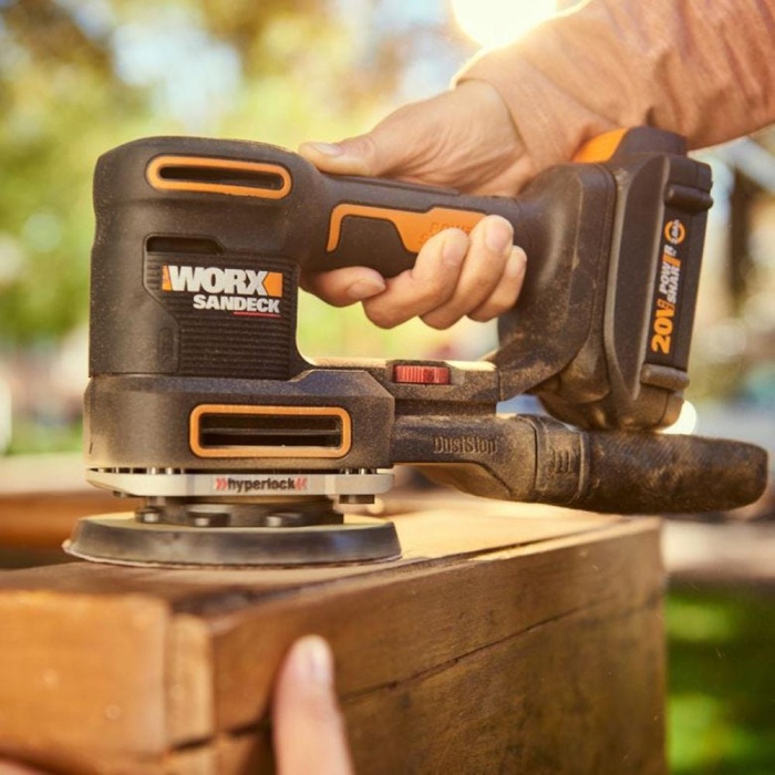 WORX WX820 20Volt 2.0Ah. Li-ion Profesyonel Devir Ayarlı Çok Amaçlı Şarjlı Zımpara