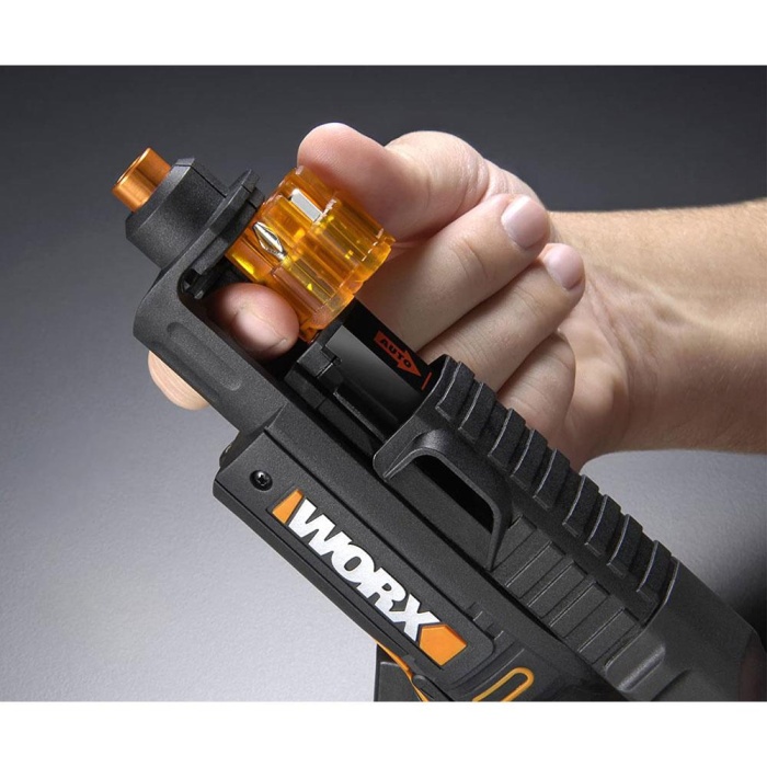 WORX WX255 4Volt/1.5Ah. Li-ion Şarjlı Şarjörlü Tornavida + 6 adet Bits Uç + Vida Tutucu