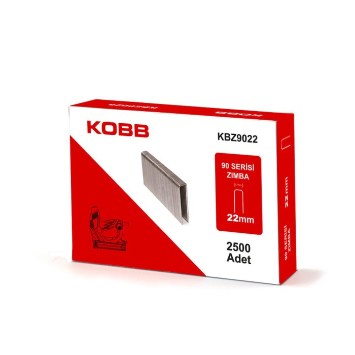 KOBB KBZ9022 22mm 2500 Adet 90 Serisi Ağır Hizmet Tipi Zımba Teli