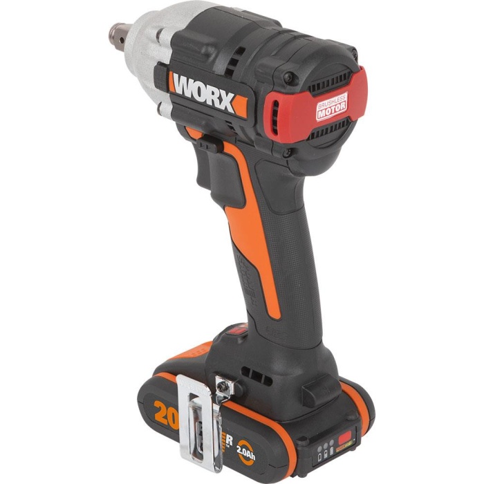 WORX WX272 20Volt/2.0Ah Li-ion Çift Akülü Şarjlı 300Nm Kömürsüz Profesyonel Somun Sıkma