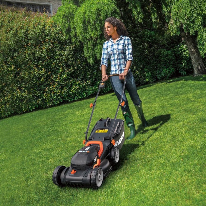 WORX WG743E 40Volt 4.0Ah. Li-ion 40cm Profesyonel Şarjlı Çim Biçme