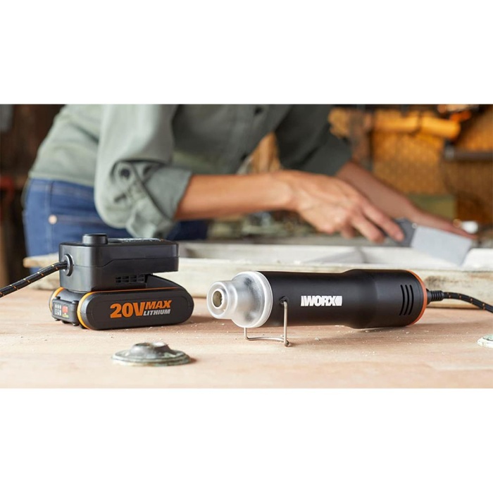 WORX WX743.9 MAKERX 20Volt Profesyonel Sıcak Hava Tabancası (Akü Dahil Değildir)