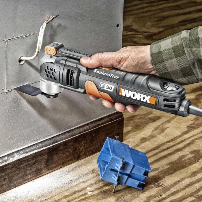 WORX WA4948 Çok Amaçlı Raspalama Makinası İçin 35x40mm Ahşap, Fiberglas, PVC Universal Kesme Bıçağı