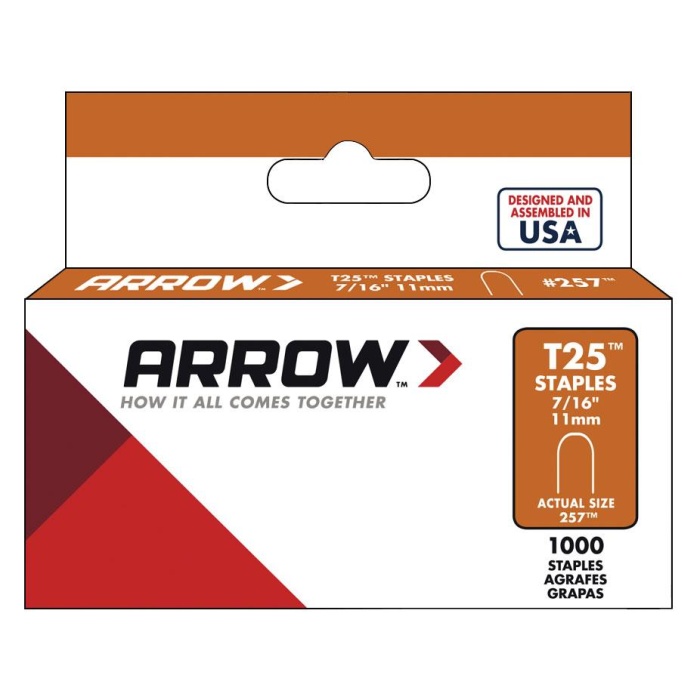 Arrow AR257 11mm 1000 Adet Profesyonel U Tipi Zımba Teli