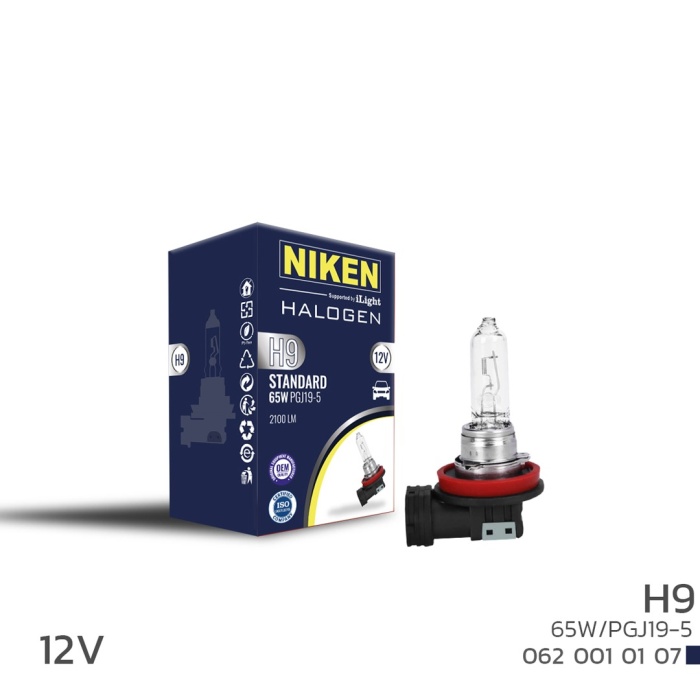 Niken 12V H9 65W Halojen Ampul