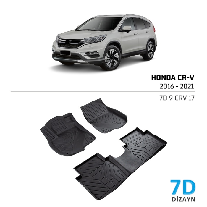 Honda CR-V 2016-2021 7D Havuzlu Paspas