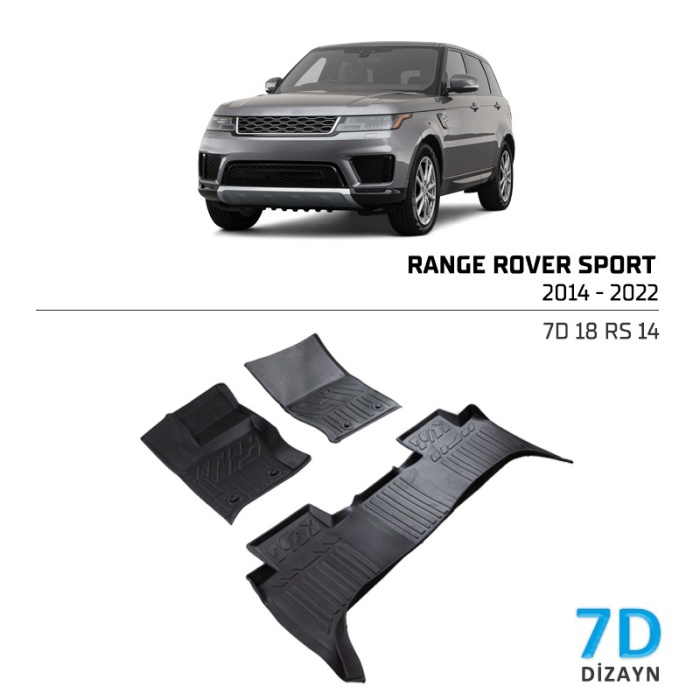 Range Rover Sport 2014-2022 7D Havuzlu Paspas