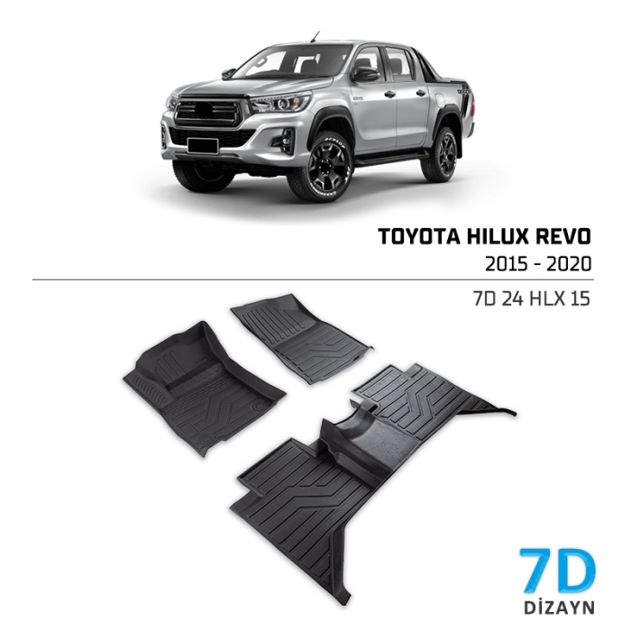 Toyota Hilux Revo 2015-2020 7D Havuzlu Paspas