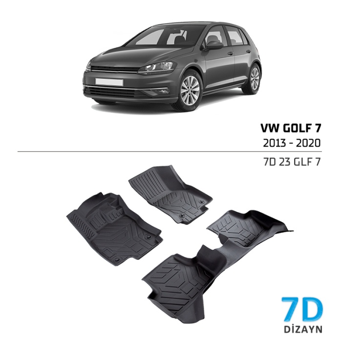 VW Golf 7 2013-2020 7D Havuzlu Paspas