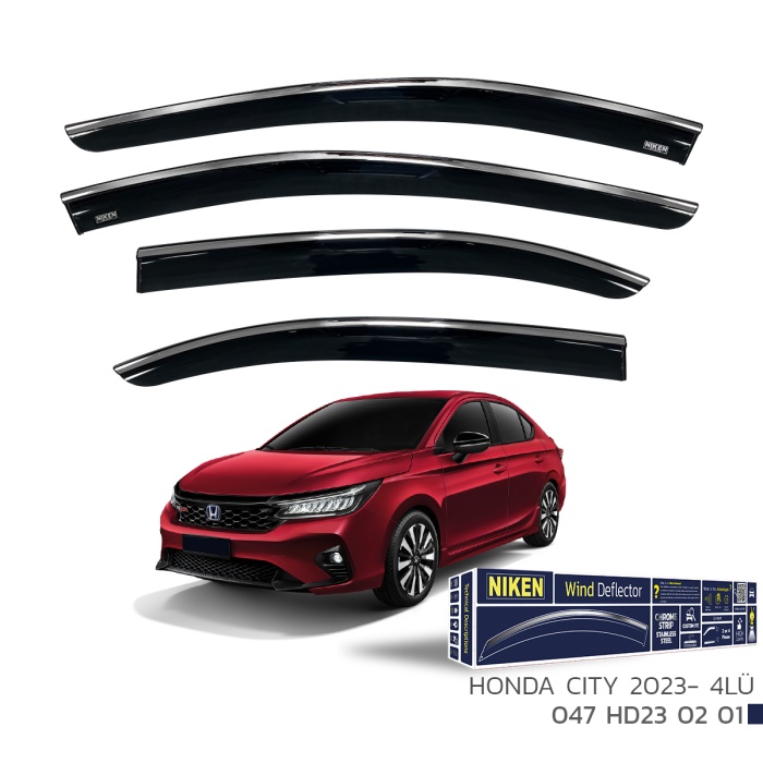 Honda City 2023 ve Sonrası  Kromlu Cam Rüzgarlığı