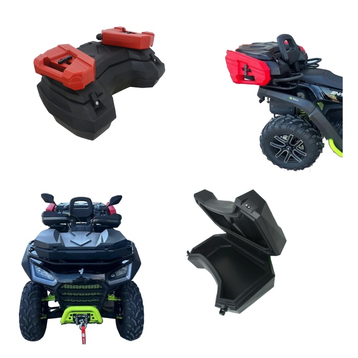 ATV Çantası Ön-Arka Set 105lt. Çift Benzin Bidonlu & 50lt. Ön Diamond Model Çanta