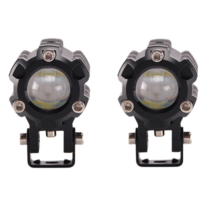 Off-Road Sis Lambası 6.5cmx4.5cm 6.5cm Beyaz-Sarı 10W 12-80v (Set Olarak)