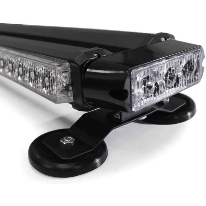 Çakar lamba çift taraflı 54 led sarı-beyaz 12-24v/ LAPA526
