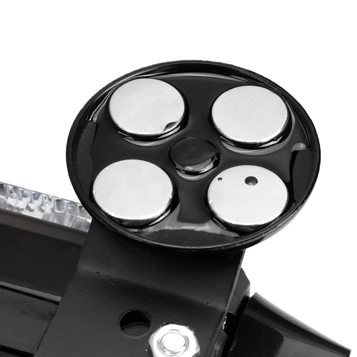 Çakar lamba çift taraflı 54 led sarı-beyaz 12-24v/ LAPA526
