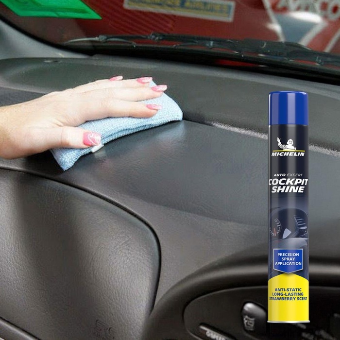 Michelin MC34358 750ml Torpido ve Kokpit Parlatma ve Bakım Spreyi Çilek Aromalı