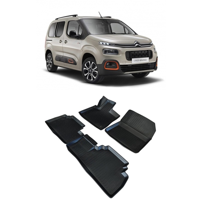 Citroen Berlingo 2019 ve Sonrası 3d Havuzlu Araca Özel Paspas Takımı