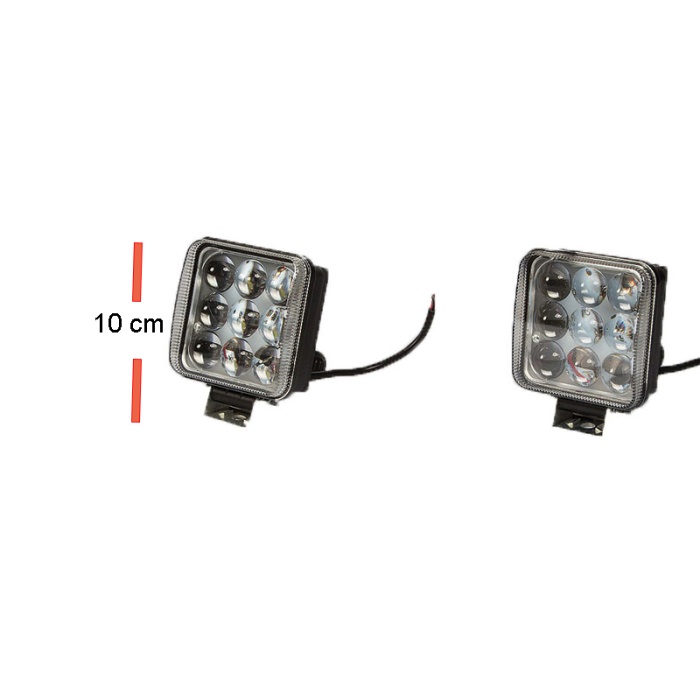 Space Offroad sis lambası 9 power ledli 27w 12v set / LASS267