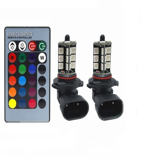 Space Sis Ampul 16 Renkli Kumandalı 9006 27SMD-12V / LAAM666