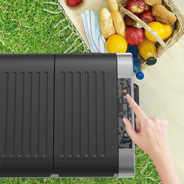 Coolist CLK65W 12/24Volt 220Volt 65 Litre Çift Bölmeli Tekerlekli Outdoor Kompresörlü Oto Buzdolabı/Dondurucu