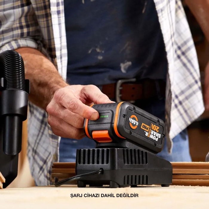 WORX WA3644 20Volt 4.0Ah. Li-ion PowerShare Pro Yedek Akü