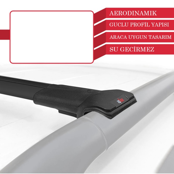 Ara Atkı Tavan Barı Fly Model 105cm Siyah (2 Adet)